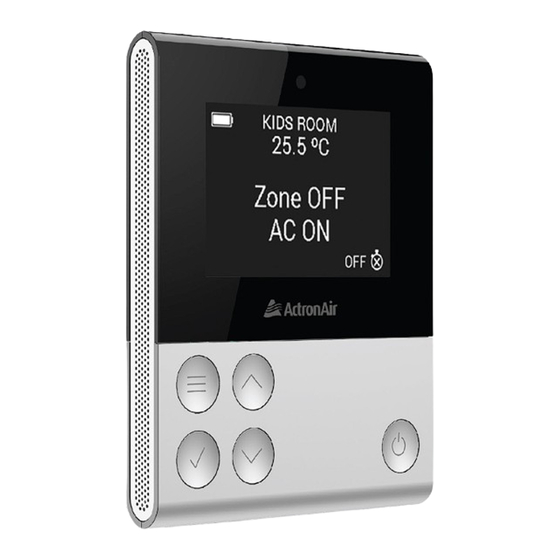 ActronAir QUE QZB-100 Installation And User Manual