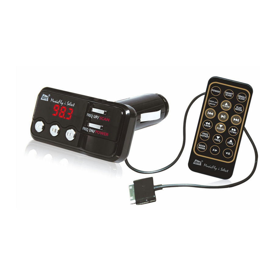 DNT MusicFly i-Select Manuals