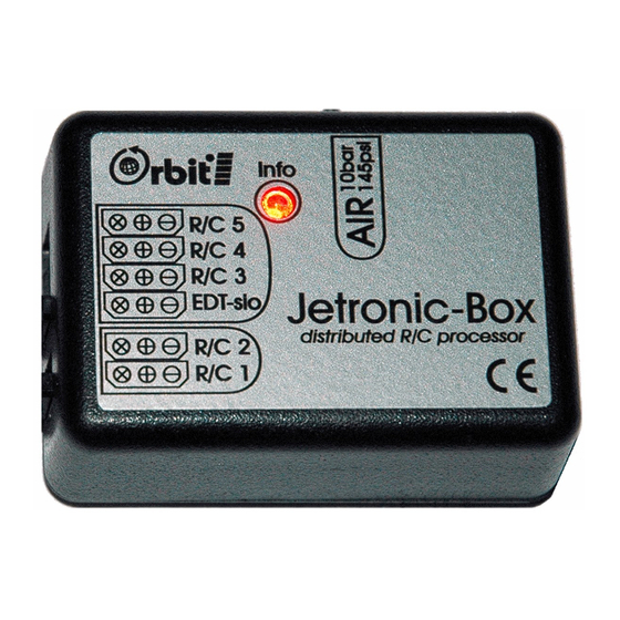EvoJet JETRONIC-BOX Manuals