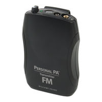 Williams Sound Personal PA PPA T36 Specifications