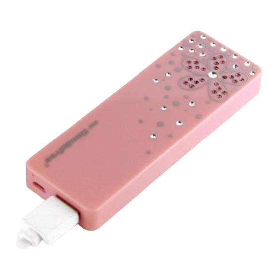 Mr Handsfree Portable Power Charger 3000 mAh Crystal User Manual