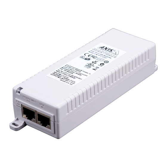 Axis 30 W Midspan Troubleshooting Manual