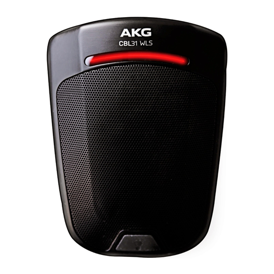 Harman AKG CBL31 WLS Quick Start Manual