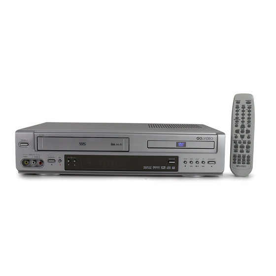 GoVideo DV2150 Quick Reference