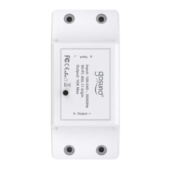 gosund SW3 Smart Wi-Fi Switch Manuals