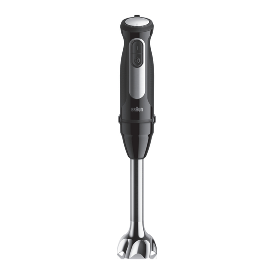Braun MultiQuick 5 Pro MQ 55254 M Manual