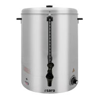 saro Hot Drink Operating Instructions Manual