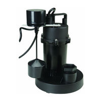 Pacific Hydrostar PACIFIC HYDROSTAR 1/3 HP Submersible Sump Pump with Vertical Float Switch Manual