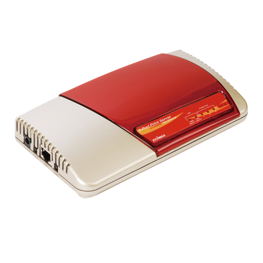 Edimax PS-3103P Quick Installation Manual