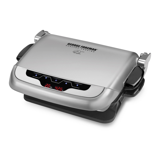 George Foreman Evolve grill GFP84BP User Manual