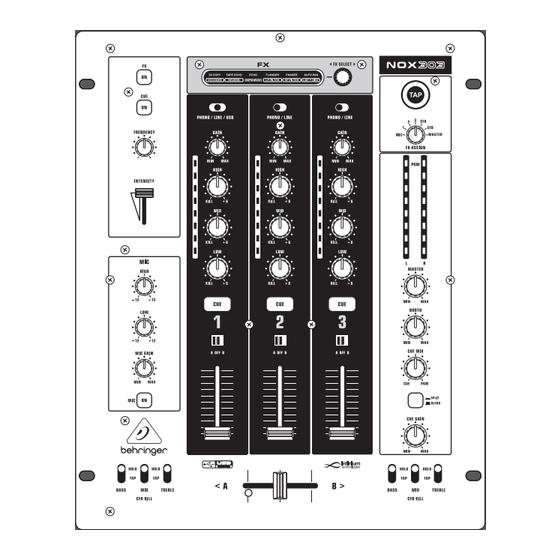 Behringer NOX404 Manuals | ManualsLib