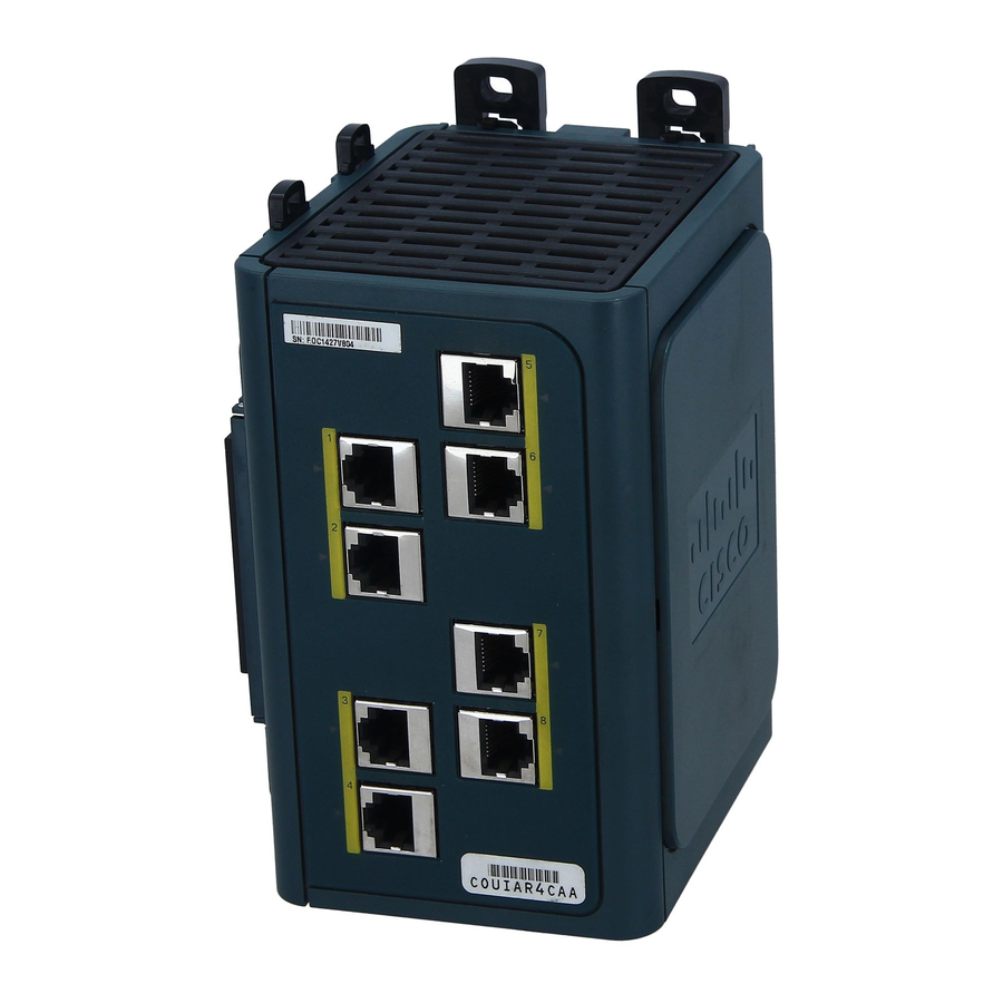Cisco IE 3000 Hardware Installation Manual