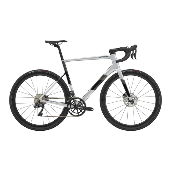 Cannondale SuperSlice Owner's Manual Supplement