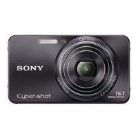 Sony cyber-shot DSC-W58 Instruction Manual