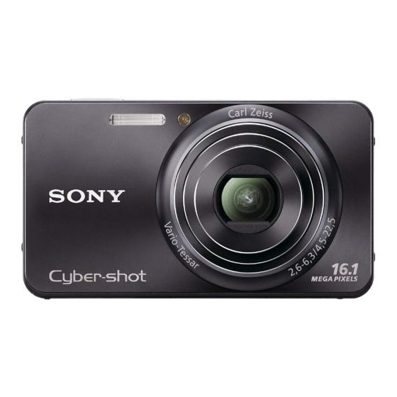 Sony Cybershot,cyber-shot dsc-w570 Manuals