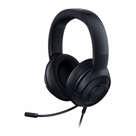 Razer KRAKEN X Master Manual