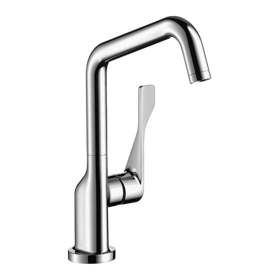 Hans Grohe AXOR Citterio 39850 Series Manual