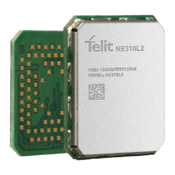 Telit Wireless Solutions NE310L2 Hw Design Manual