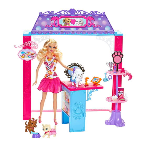 Mattel Barbie BDF47 Instructions