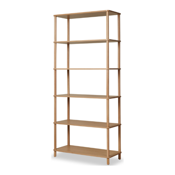 Mocka Eden Tall Shelf Assembly Instructions Manual