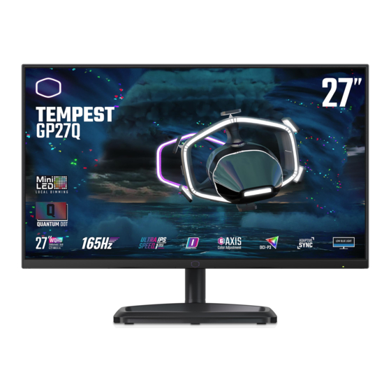 Cooler Master Tempest GP27Q User Manual