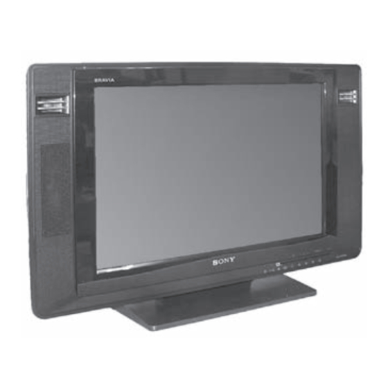 Sony Bravia KLV-19T400A System LCD TV Manuals