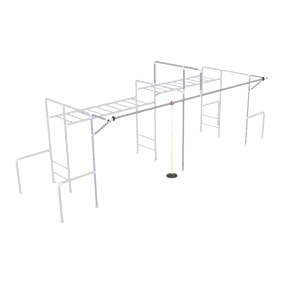 FUNKY MONKEY BARS Floating flying fox Assembly Instructions Manual