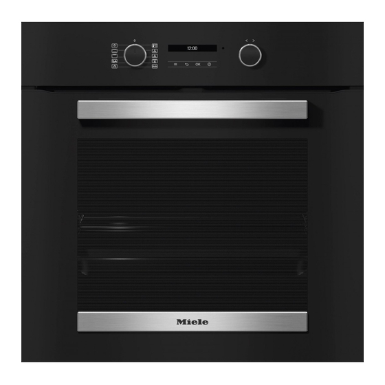 Miele H 2766-1 BP Operating And Installation Instructions
