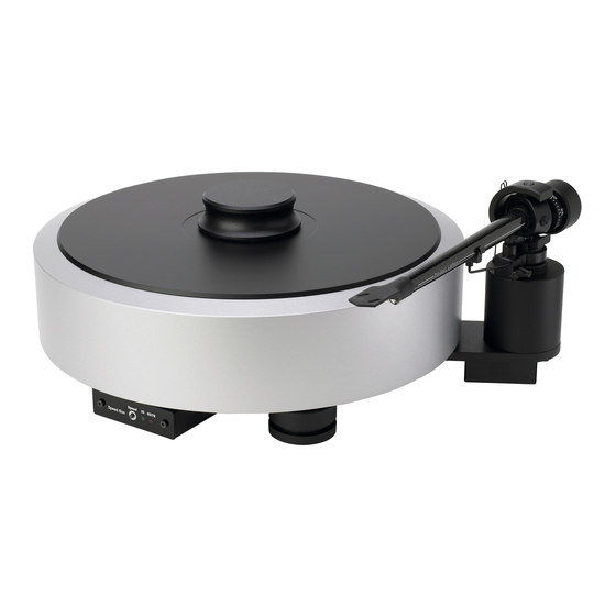 Pro-Ject Audio Systems Pro-Ject RPM 6.1 SB Instructions For Use Manual