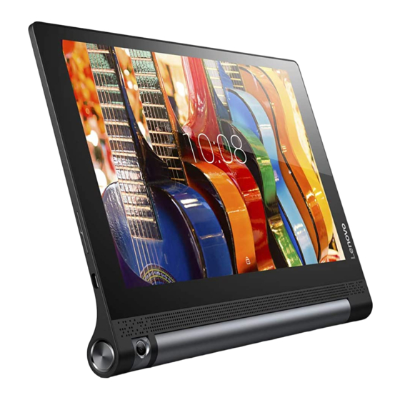 Lenovo YOGA Tab 3 YT3-X50F Safety, Warranty & Quick Start Manual