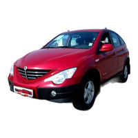 SSANGYONG Actyon 2010 Manual