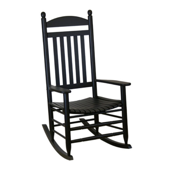 Hinkle Chair Company 200 SLAT ROCKER Assembly Instructions Manual