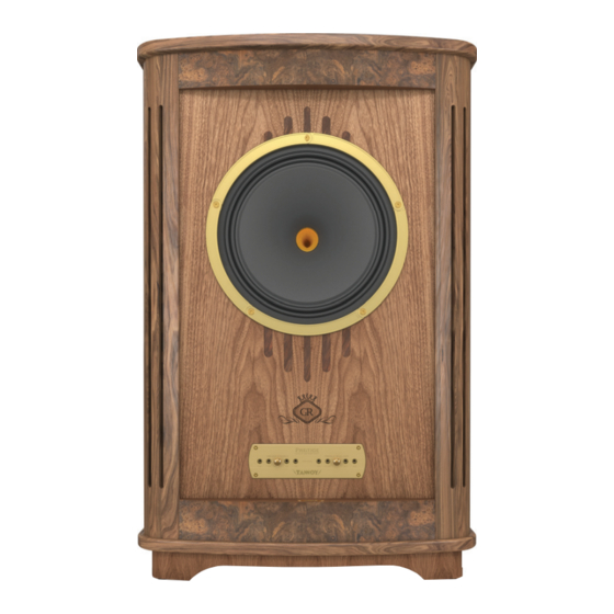 Tannoy PRESTIGE GR CANTERBURY GR-OW Quick Start Manual