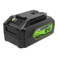 GreenWorks BAG709 Operator's Manual