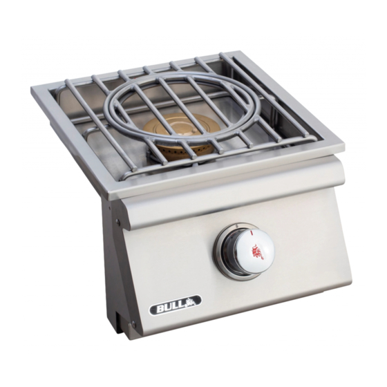 Bull 60018 Slide-in Side Burner Manuals