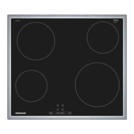 CONSTRUCTA CA32125 Series Instruction Manual