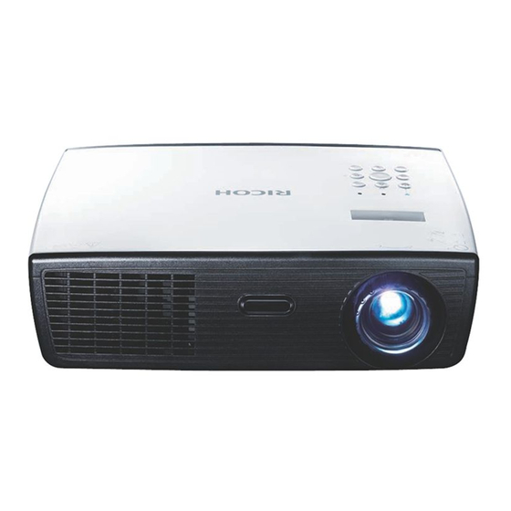 Ricoh PJ S2130 User Manual