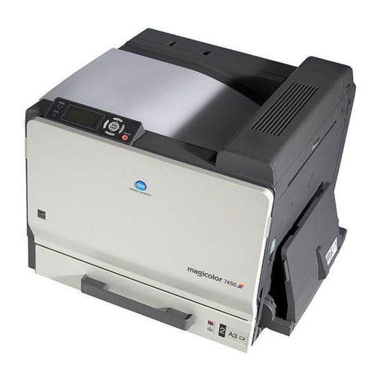 Konica Minolta Magicolor 7450 Technical Manual