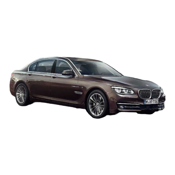 BMW 740i SEDAN Owner's Manual
