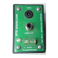 Ets SM2 Instructions