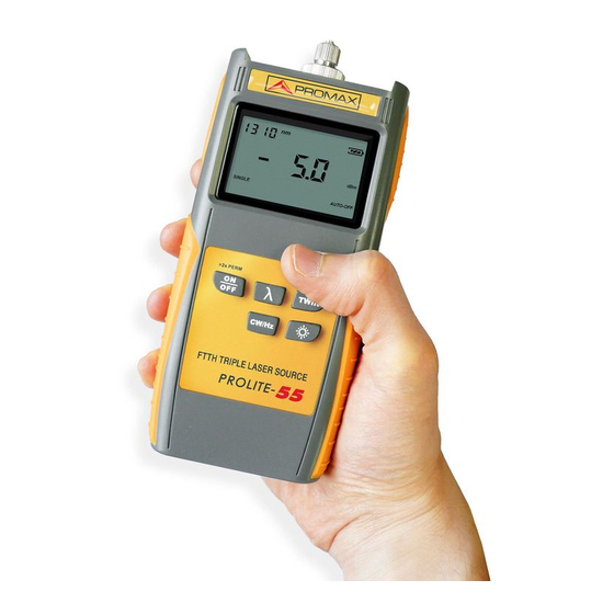 Promax PROLITE-55 User Manual