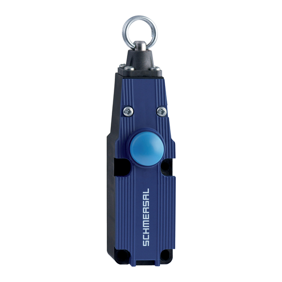 schmersal ZQ 700-11 Operating Instructions Manual