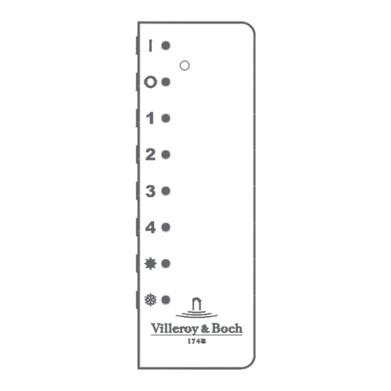 Villeroy & Boch Emotion Control Manuals
