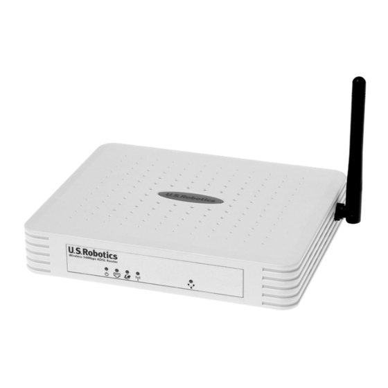 US Robotics Wireless 54Mbps ADSL Router Quick Installation Manual