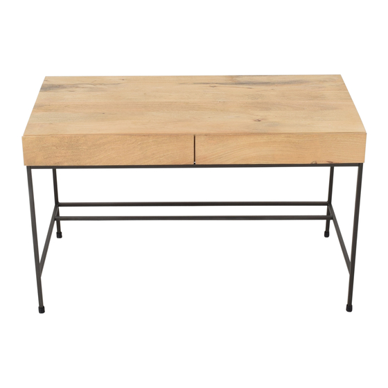 West Elm Rustic storage desk CpA top mango 1203660 Assembly Instructions