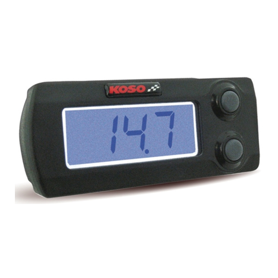 Koso BA005000 Instruction