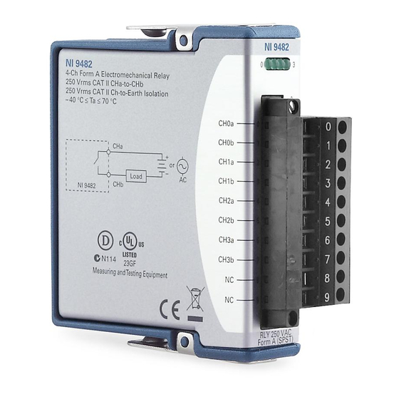 National Instruments NI 9482 User Manual And Specifications