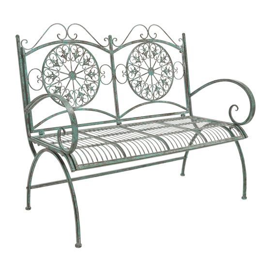 Safavieh Outdoor Sophie PAT5001A-BENCH Assembly Instructions