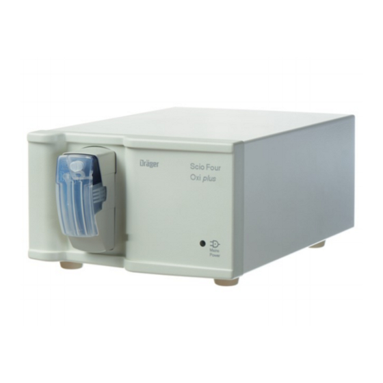 Dräger Scio Four Manual