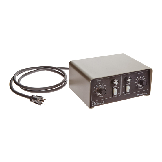 Glas-Col PowrTrol 104A PL1202 User Instructions
